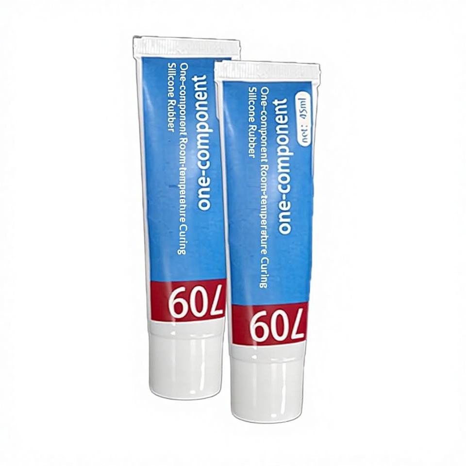 Silicone rubber sealant tube from GlueMFG export catalog