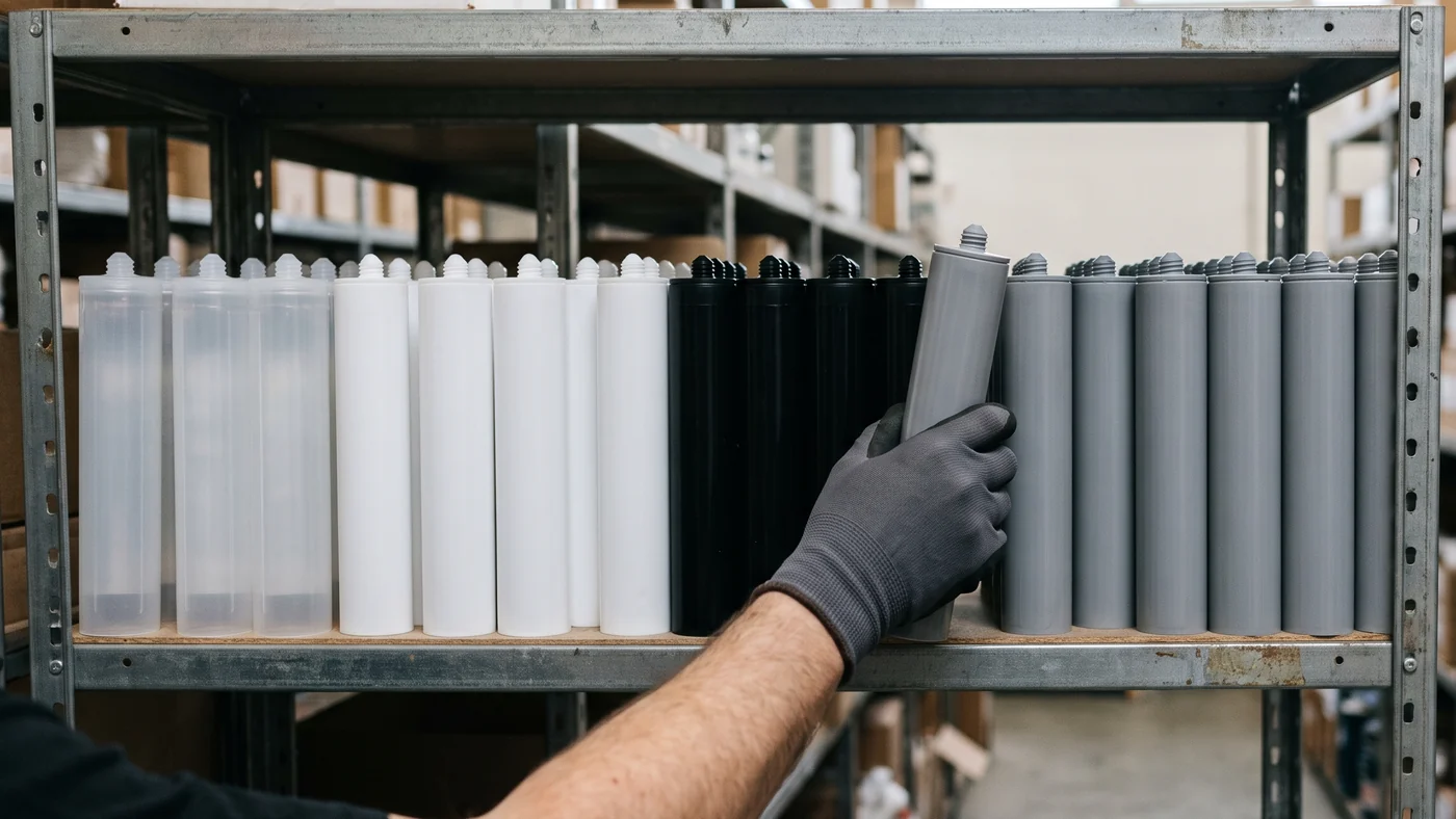 Clear, White, Black and Grey Silicone Sealant: Colour Range Planning for Distributors