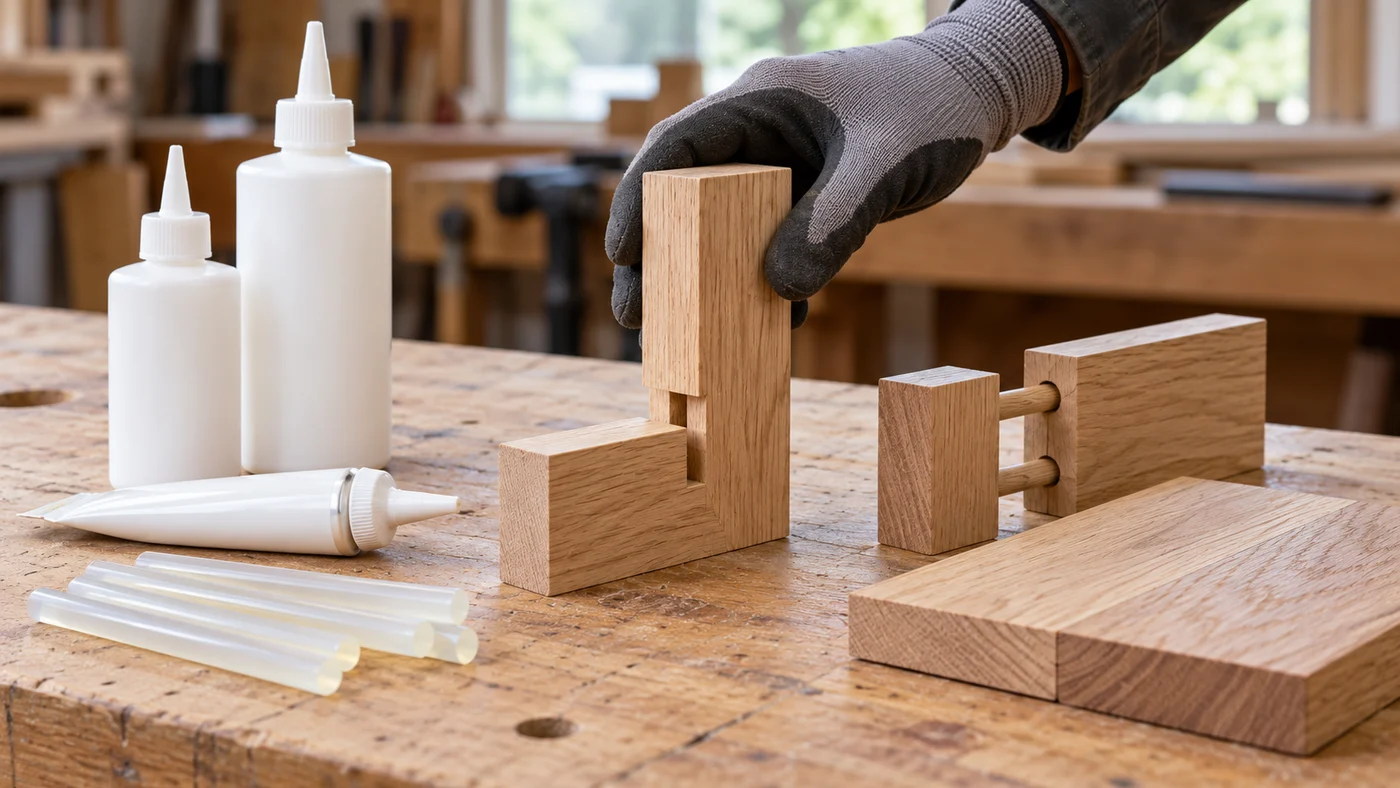 Wood Glue for Furniture and Woodworking Buyers: PVA, PU, Epoxy and Hot Melt by Joint and Exposure